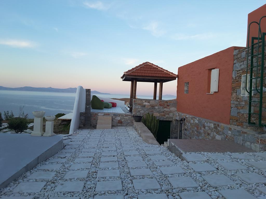 Villa Zen Dans Le Bleu Ermoupoli Exteriör bild